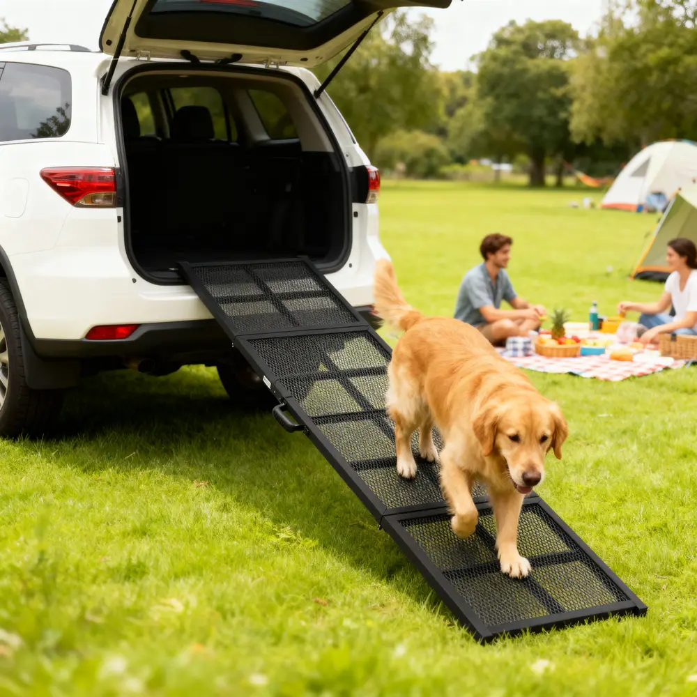 Extra Long Folding Dog Car Ramp, 75 x 20 in